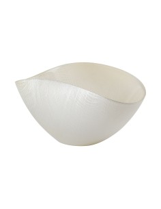 Centrotavola Coppa Burano Bianco Perla OL02291 ONLYLUX