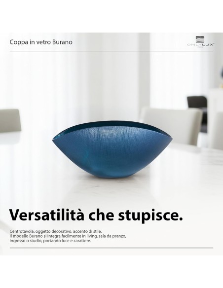Burano-Tassen-Mittelstück Ozeanblau OL01990 ONLYLUX