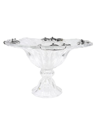 Crystal Centerpiece with 925 Sterling Silver...