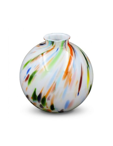 Murano Glasvase Harlekin Kugel
