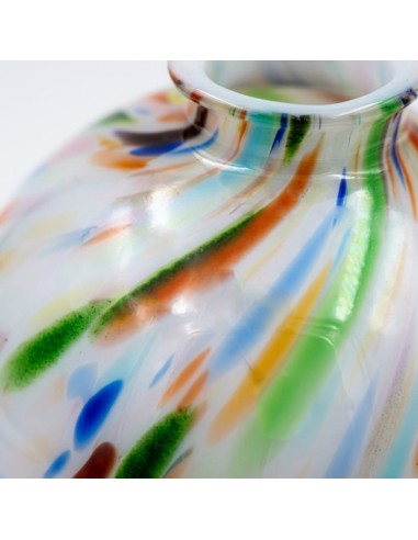 Murano Glasvase Harlekin Kugel