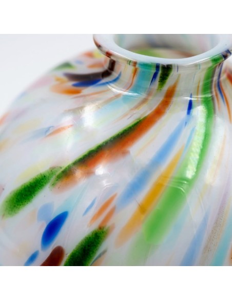 Murano Glass Vase Harlequin Sphere