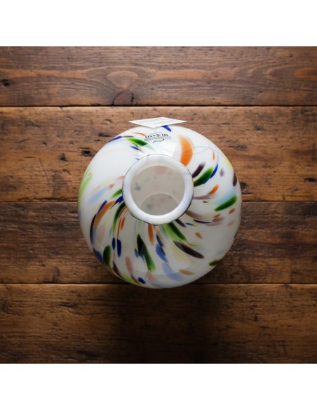 Murano Glass Vase Harlequin Sphere