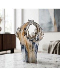 Murano Glass Vase Rust Blackboard Encounter 2