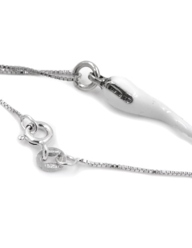 Collana con Ciondolo Corno Portafortuna in...