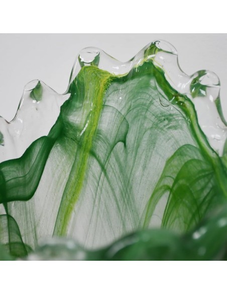 Murano Glass Milord Green Vase 