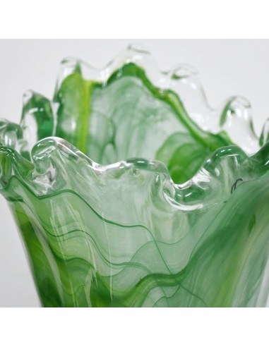 Murano Glass Milord Green Vase 