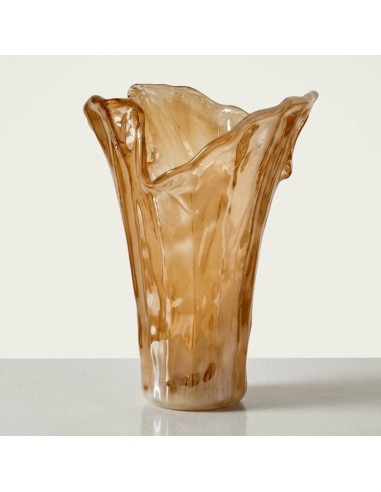 Honey Murano Glass Vase Whirlpool 