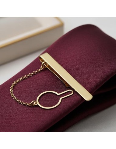 Gold Plated Sterling Silver Tie Clip with...