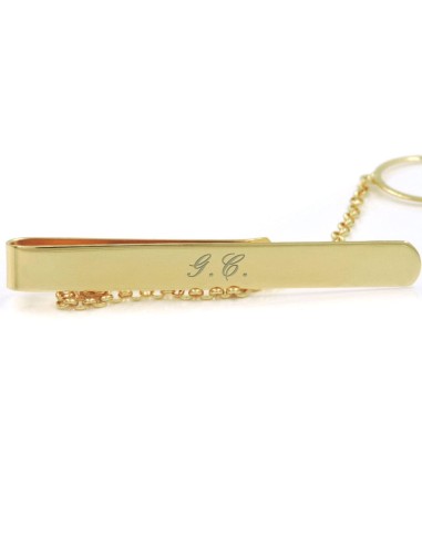 Gold Plated Sterling Silver Tie Clip with...
