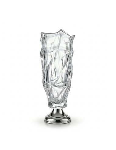 Vaso Flamenco in Cristallo con Base in Argento 