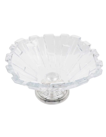 Coppa Bolero in Cristallo con Base in Argento 