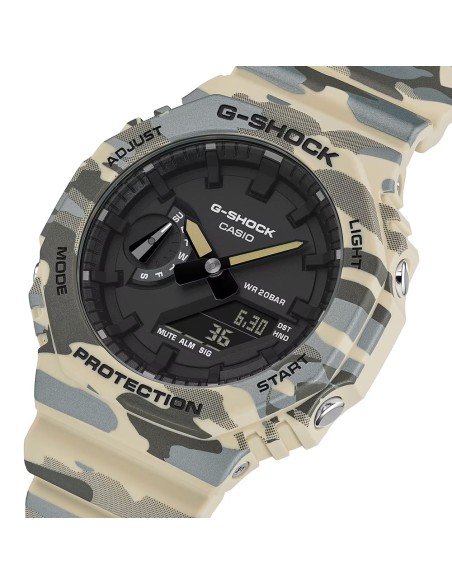 Casio G-Shock Orologio da Polso Analogico Digitale da Uomo Camouflage Mimetico GA-2100CM-5AER