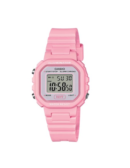 Casio Orologio da Polso da Donna Digitale in Resina Rosa Timeless Collection LA-20WH-4A1EF