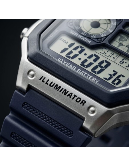 Casio Orologio da Polso Digitale da Uomo Timeless Collection AE-1200WH-1CVEF