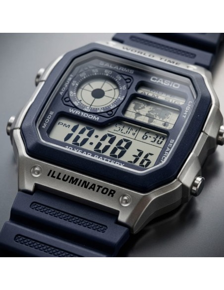 Casio Orologio da Polso Digitale da Uomo Timeless Collection AE-1200WH-1CVEF