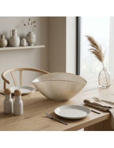 Burano-Tassen-Mittelstück Beigefarbenes Seil OL01725 ONLYLUX 2