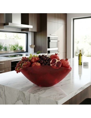 Burano Bright Red Cup Centerpiece OL01731 ONLYLUX