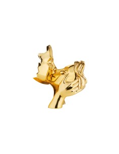 The Faces of Love Sculpture in Gold Plated Resin 