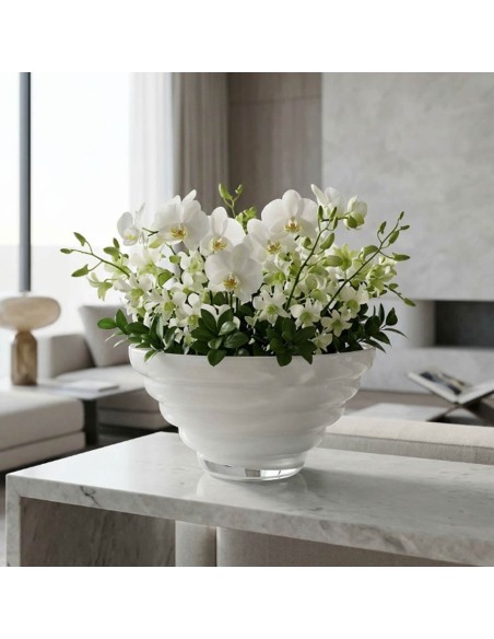 White Ring Centerpiece OL02990 ONLYLUX