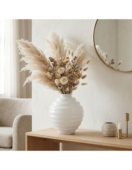 Weiße Ringvase OL02989 ONLYLUX