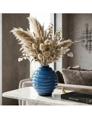 Vase Ringe Blau Orion OL03002 ONLYLUX
