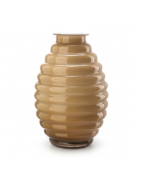 ONLYLUX Ringvase aus Geräuchertem Opal OL03009