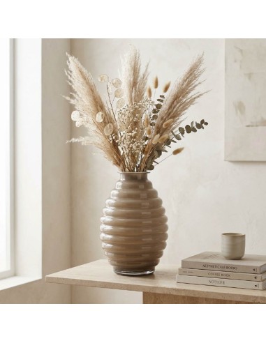 ONLYLUX Ringvase aus Geräuchertem Opal OL03009
