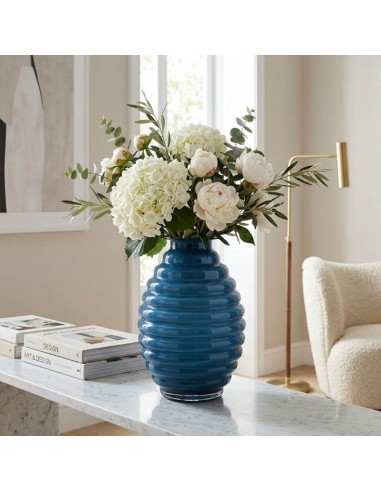 Orion Blue Opal Ring Vase OL03005 ONLYLUX