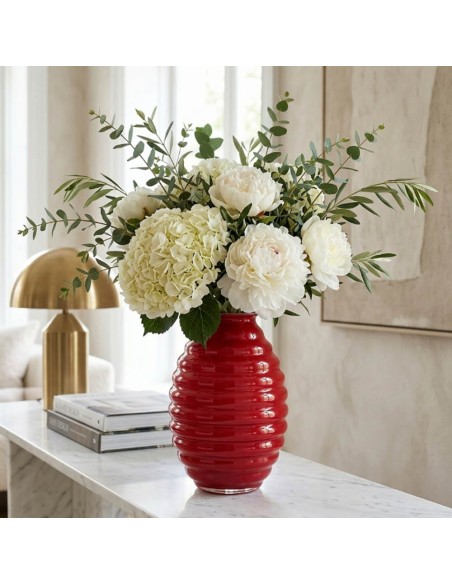 Vaso Anelli Opale Rosso OL03013 ONLYLUX