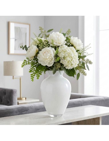 Vaso Aurora Opale Bianco OL02092 ONLYLUX