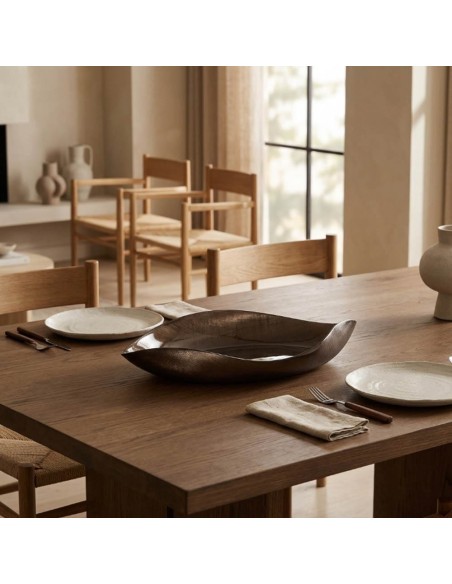 Centrotavola Nicchio Cioccolato Diametro 40 OL02664 ONLYLUX