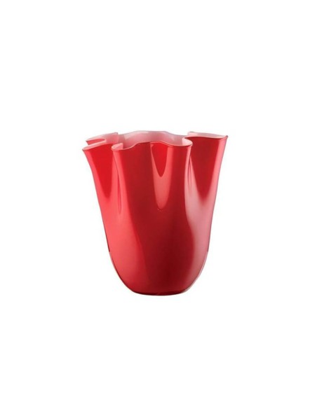 Vaso Wave Opale in Vetro Soffiato Rosso OL03095 ONLYLUX