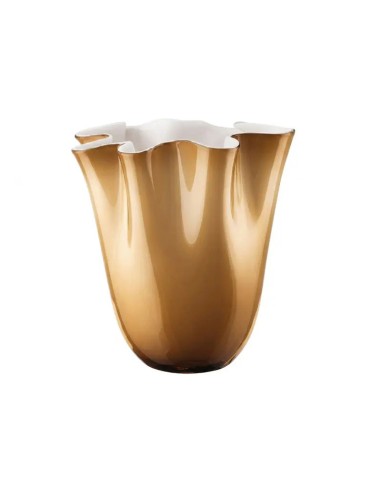 Wave Opal Smoked Blown Glass Vase OL03187 ONLYLUX