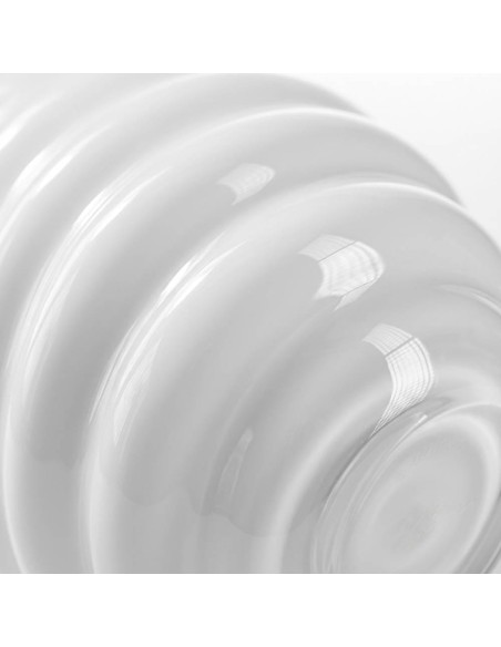 ONLYLUX Weiße Opal-Ringvase OL03007