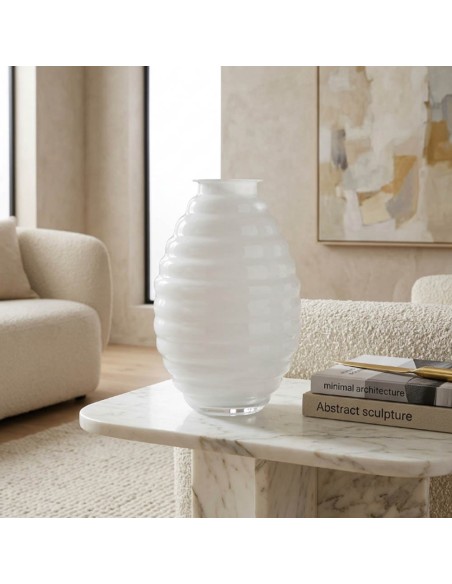 Vaso Anelli Opale Bianco OL03007 ONLYLUX