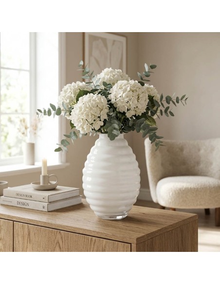 Vaso Anelli Opale Bianco OL03007 ONLYLUX