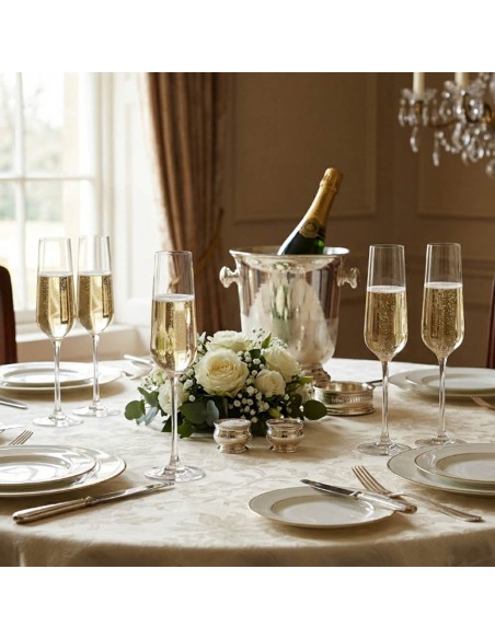 Ocean Crystal Champagnergläser 6er-Set