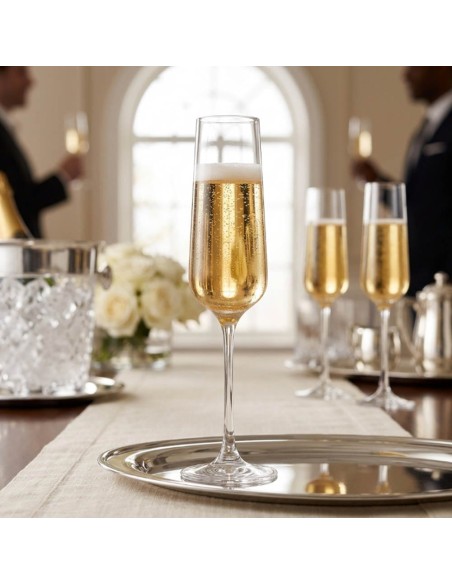 Ocean Crystal Champagnergläser, 6er-Set