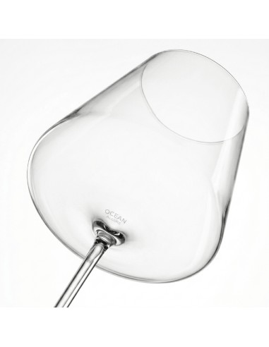 Ocean Allure Bordeaux Crystal Wine Glasses Set...