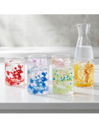 Set of 6 Flovers Onlylux Borosilicate Glass...