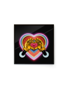 Wall He-Art Neon Quadro Decorativo Pop Art 