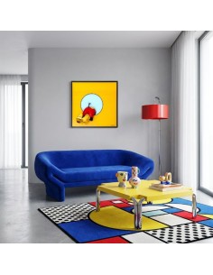 Topofthepops Quadro Decorativo Pop Art Yellow / Red 2