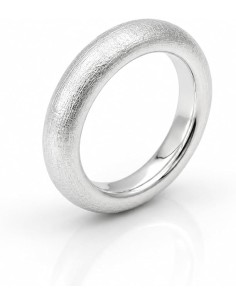925 Sterling Silver Ring with Silk Effect 