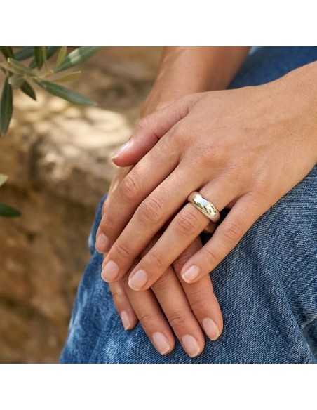 925 Sterling Silver Thick Ring 