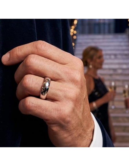 Anello Fedona Lucida in Argento 925 