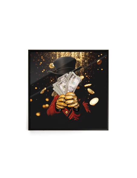 Dream Big Gold Rain Decorative Panel 