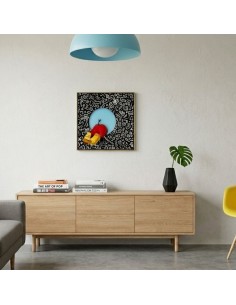 Topofthepops Doodle Black and White Quadro Decorativo Pop... 2