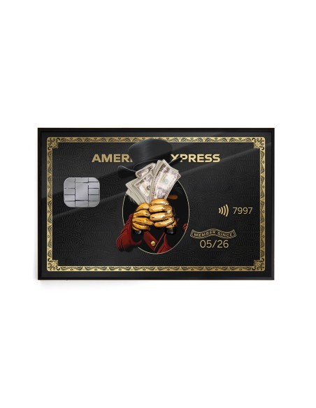 Dream Big Black Credit Card Decorative Panel 