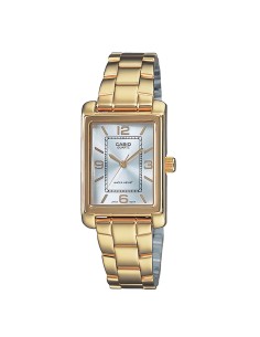 Casio Damen-Analogarmbanduhr mit Messinggehäuse und...